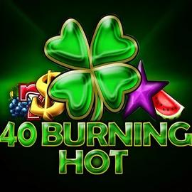 40 Burning Hot logo by Amusnet Interactive SpinSahara Casino