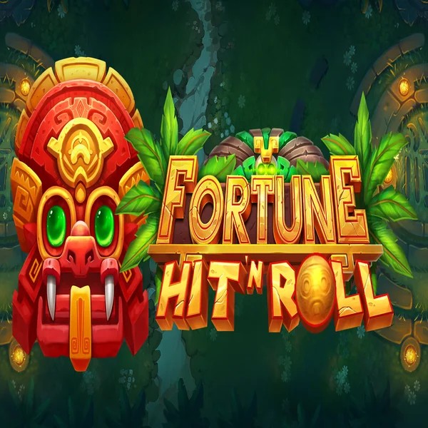 Fortune Hit'n Roll slot logo by Pragmatic Play at SpinSahara Casino