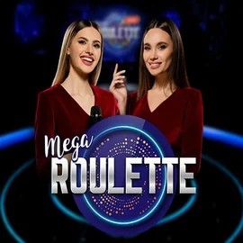 Mega Roulette logo – Live Casino by Pragmatic Play at SpinSahara Casino