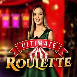 Official Live Casino logo: Ultimate Roulette by Ezugi at SpinSahara Casino